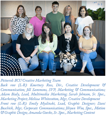 Picture of ZTB creative marketing team with MAC award in 2022